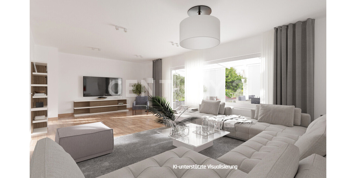 EG Wohnzimmer (KI-visualisiert)